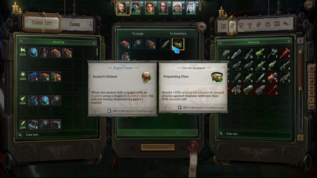 WH 40K Rogue Trader Monastery Electrodynamic Cenobium Data Altar of Sacred Analysis PUZZLE SOLVED смотреть онлайн