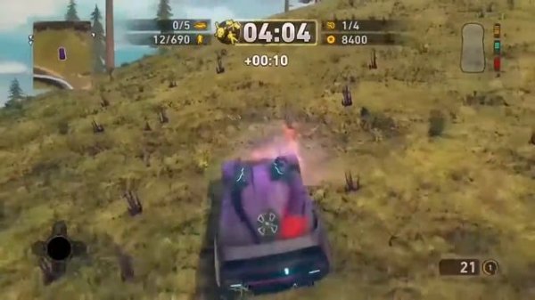 Peds Shown on Map - Carmageddon: Max Damage - All Chapters