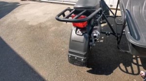 Мотовездеход СКАУТ (SCOUT 3) с коляской. Двигатель 150cm3 с задней передачей.