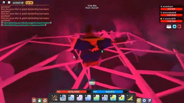 (Aug 2021) Spider Queen Dungeon Run as lvl 50 Cleric | ROBLOX - Vesteria смотреть онлайн
