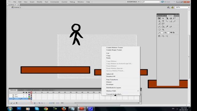 How to make a flash game in adobe flash cs5 Tutorial смотреть онлайн