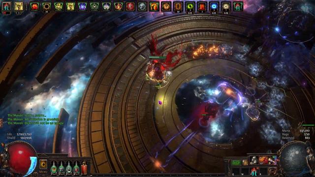 Path of Exile Affliction League: Splitting Steel Champion, Uber Maven Showcase смотреть онлайн