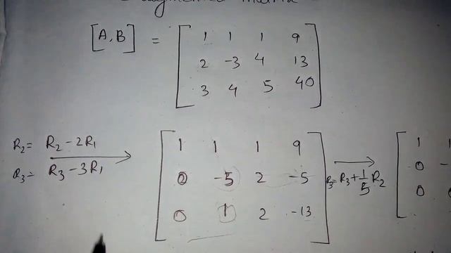 Gauss Elimination Method solved example смотреть онлайн