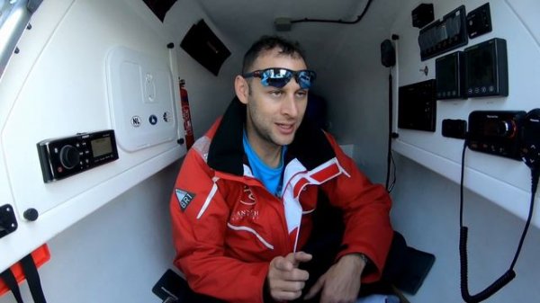 Rowboat on the water and  Description of Inside Cabin Space