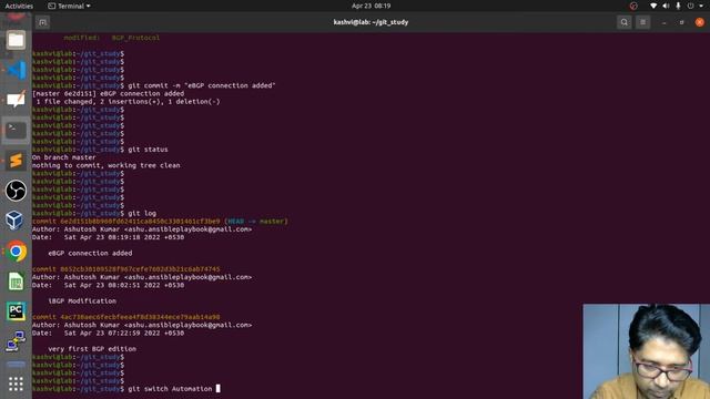 21) 20220423075839 Branch And Commit, Play with the branch creation, Practice with Branching option смотреть онлайн
