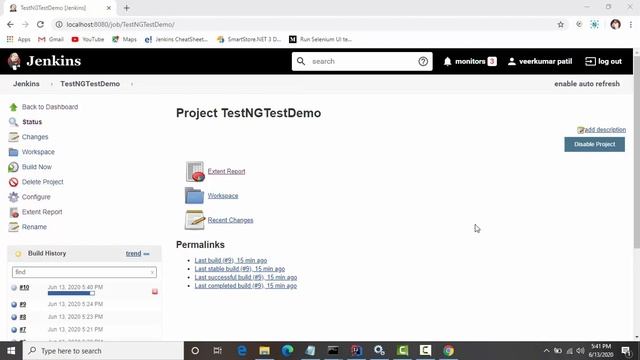 Publish Extent Report in Jenkins With Dynamic File Name смотреть онлайн