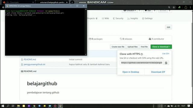 Cara simple penggunaan github dan git dalam cvs смотреть онлайн