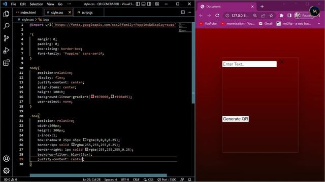 How to create a QR code generator using JavaScript #javascript смотреть онлайн