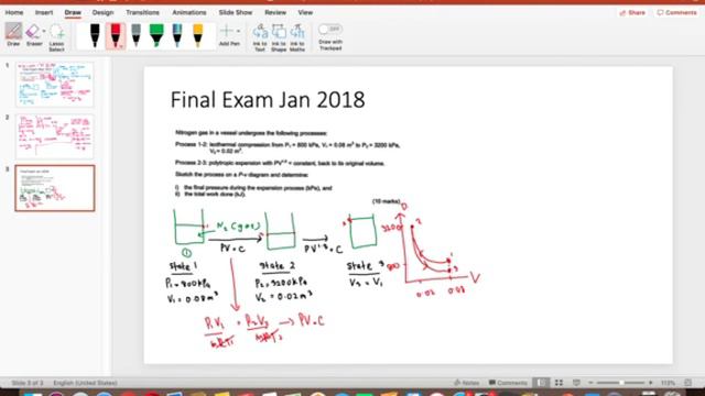 Thermodynamic Process (Final Exam 2018) смотреть онлайн