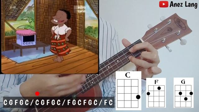Kampung Boy Song - Ukulele Tutorial смотреть онлайн