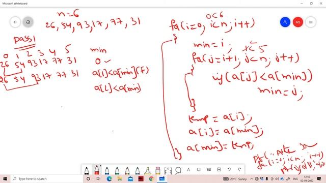 Selection Sort in Telugu || Explanation||Algorithm || Example Tracing||Time Complexity||DS In Telug смотреть онлайн