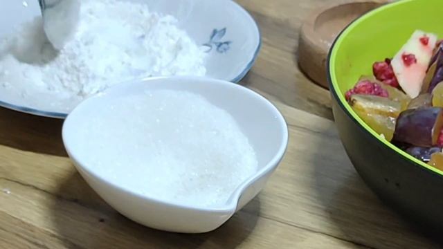 The easiest baking for tea / Galette with fruits/Самая простая выпечка к чаю/ Галета с фруктами