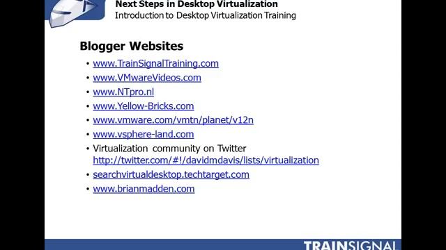 Lecture-Desktop Virtualization Certifications from VMware смотреть онлайн