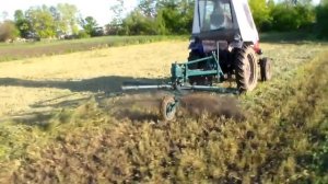 самодельные роторные грабли  испытание