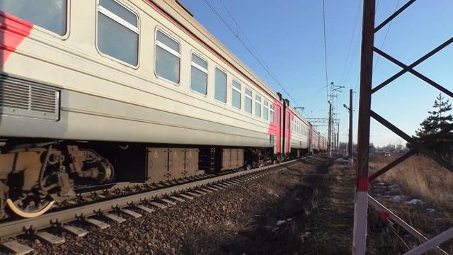 "Медленно" Электропоезд ЭД4М-0313 сообщением Москва - Барыбино смотреть онлайн