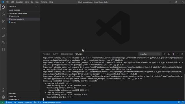 How to automatically upload on Tiktok using python bot смотреть онлайн