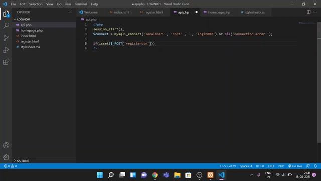 Simple Login and Registration Page using PHP & MySql . LOGIN AND REGISTRATION PAGE - PART 3 смотреть онлайн