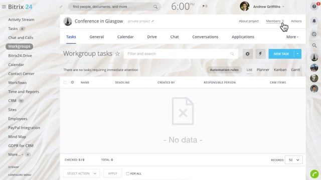 Free Project Management - Enable Workgroup Chat | Bitrix24 Workgroups смотреть онлайн