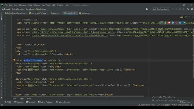 Online Python Compiler With Django | Final Year Project With Source Code смотреть онлайн