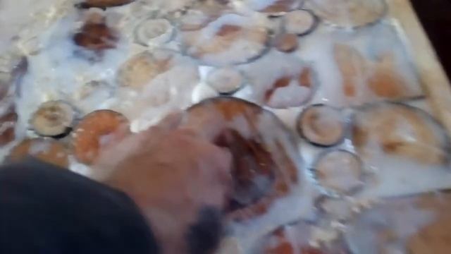 Столешница из срезов и клей ПВА смотреть онлайн