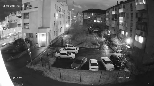 Пример ночного видео с Ip камеры Hiwatch DS-I200(C) Video Footage of ip cam Hiwatch DS-I200(C) смотреть онлайн