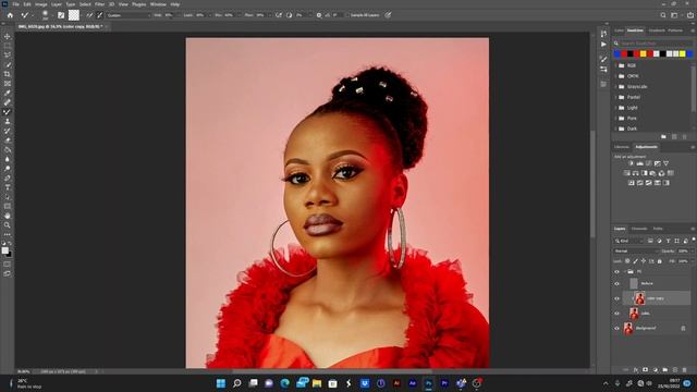 HOW I DO FREQUENCY SEPARATION with PHOTOSHOP 2022 || Adobe Photoshop, Learn Photoshop смотреть онлайн