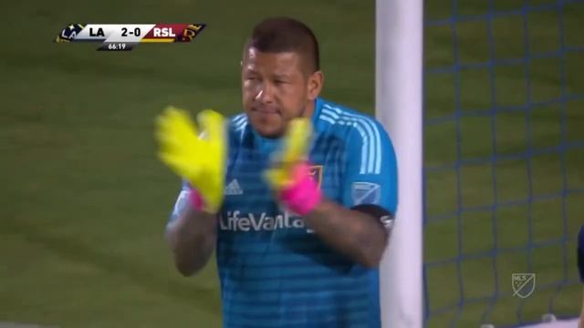 Второй гол Златана в ворота Реала Солт Лейк смотреть онлайн
