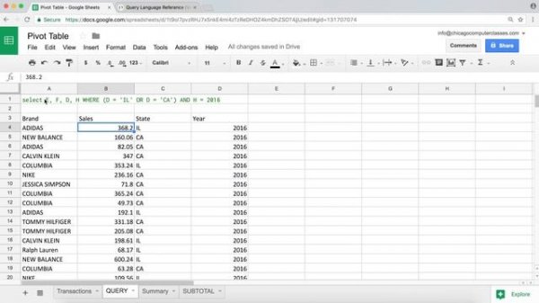 Google Sheets QUERY Function Tutorial - SELECT, WHERE, LIKE, AND, OR, LIMIT statements - Part 1