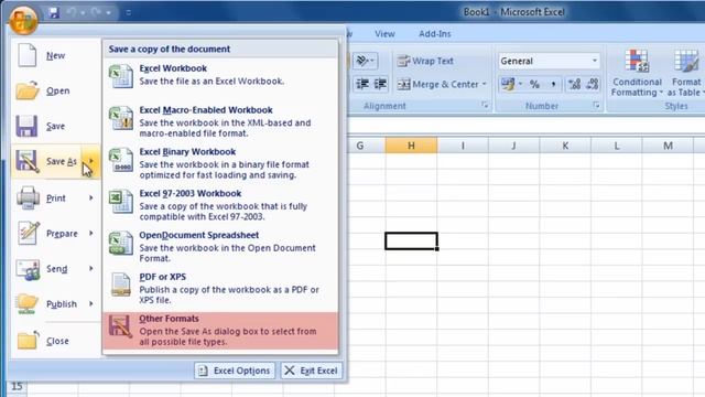 Excel 2007 Overview Guide - Part 4 - Formula Bar, Home Menu, Quick Access Toolbar and the Status Ba смотреть онлайн