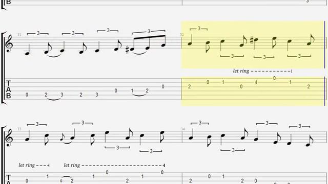 Molly Tuttle - Thompson Guitar Demo TAB - Bluegrass Guitar Tab (PDF + Guitar Pro)