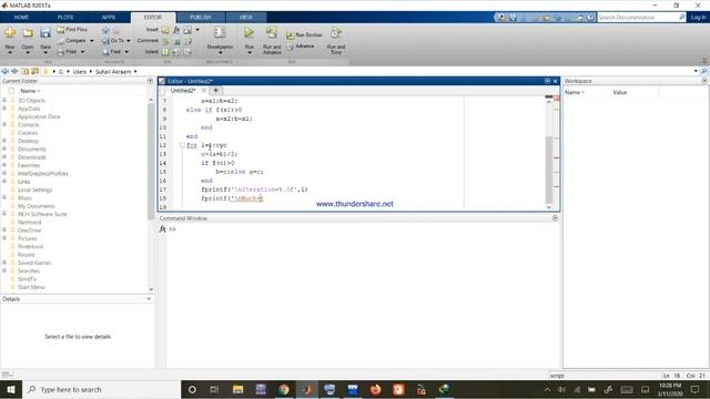 Numerical Analysis bisection method MATLAB coding смотреть онлайн