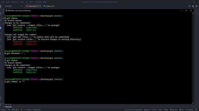 دوره آموزشی گیت و گیتهاب | قسمت سوم معرفی دستورات git checkout و git reset смотреть онлайн