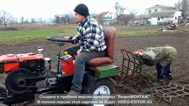 боронование после фрезы. смотреть онлайн
