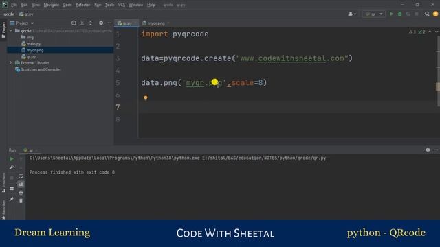 How to Create QR Codes Using Python in hindi | Python QR Code Generator Tutorial in hindi смотреть онлайн