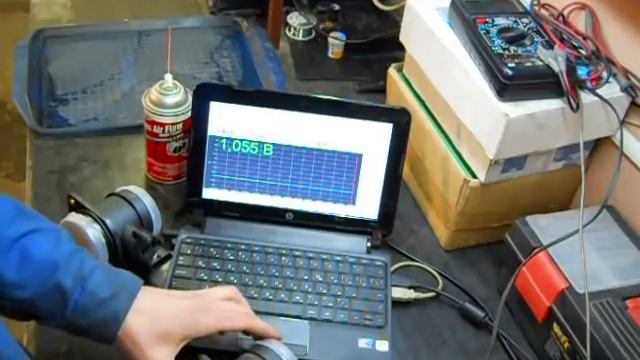 Эксперимент по промывке ДМРВ