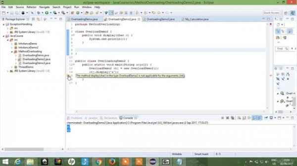 7 Method Overloading Demo in Java