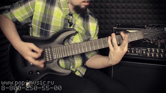7-ми струнная электрогитара SCHECTER STEALTH C-7 смотреть онлайн