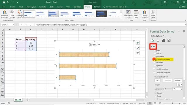 How to Insert a Picture in a Chart in Excel - Tutorial смотреть онлайн