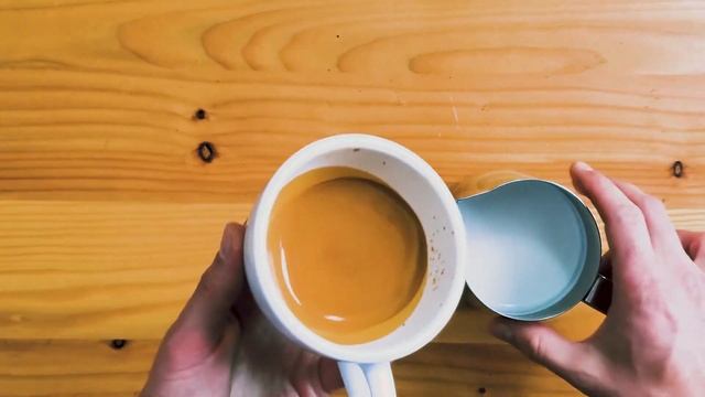 Latte Art tutorial - Basic Heart смотреть онлайн