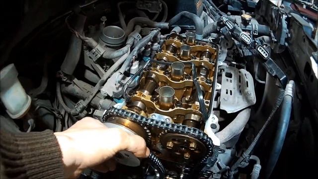 Ремонт двигателя 2SZ FE смотреть онлайн