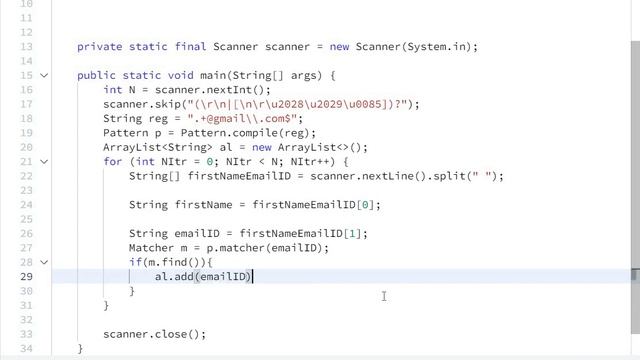 #28 Hackerrank Day 28: RegEx, Patterns, and Intro to Databases Solution - Java | 30 Days Of Code смотреть онлайн