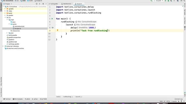 Kotlin coroutines | Scope | Part 3 смотреть онлайн