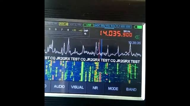 "Малахит-DSP" приём на 20ке и работа CW декодера смотреть онлайн
