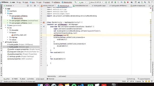 Disable And Enable Wifi Programatically Using Kotlin(Android Studio 4.0)
