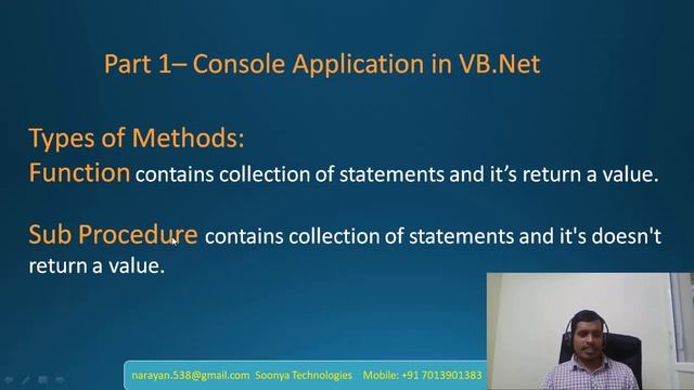 Console Application in VB.Net - Part 1 смотреть онлайн
