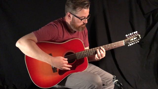Gibson Custom B-45 12 string Guitar at Guitar Gallery смотреть онлайн