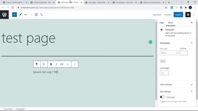 Event Manager Plugins Shortcodes смотреть онлайн