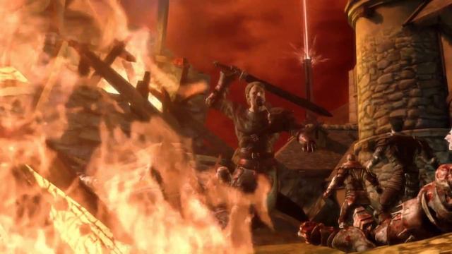 Dragon Age Origins Slaying the Archdemon (with Morrigan's Dark Ritual) смотреть онлайн