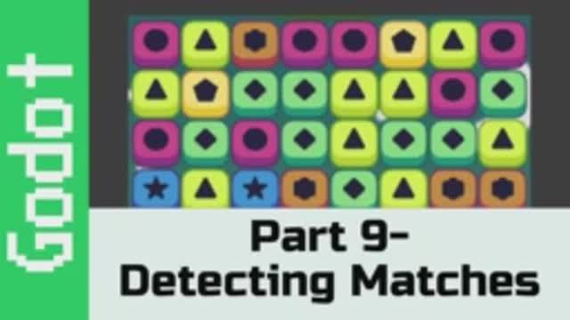 Part 9 - Detecting a Match - Making a game like Candy Crush using Godot смотреть онлайн