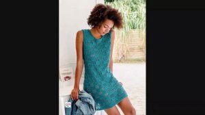 Летние ажурные вязаные платья 2022. Стильные идеи спицами и крючком для жаркого лета